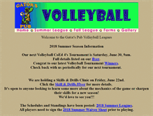 Tablet Screenshot of gatorspubvolleyball.com
